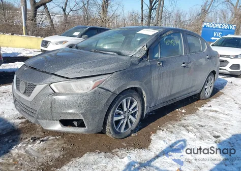 2020 Nissan Versa Sv Xtronic Cvt из США, поврежденный, VIN 3N1CN8EV5LL837161